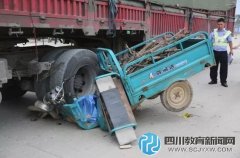 廣西3歲男童不慎啟動(dòng)電動(dòng)三輪 遭牽引車